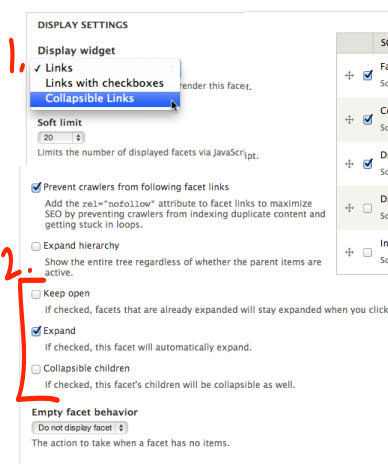 Screenshot of Configure Display screen